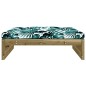 vidaXL Gartenhocker 120x80 cm Kiefernholz Imprägniert vidaXL Gartenhocker 120x80 cm Kiefernholz Imprägniert