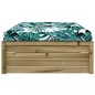 vidaXL Gartenhocker 120x80 cm Kiefernholz Imprägniert vidaXL Gartenhocker 120x80 cm Kiefernholz Imprägniert