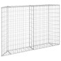 vidaXL Gabionen-Hochbeet Trapezform Verzinkter Stahl 150x20x100 cm vidaXL Gabionen-Hochbeet Trapezform Verzinkter Stahl 150x20x100 cm