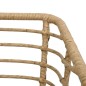 Gartenstühle 2 Stk. mit Auflagen Poly Rattan Eiche Gartenstühle 2 Stk. mit Auflagen Poly Rattan Eiche