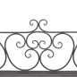 vidaXL Gartenbank 132 cm Stahl Antik Braun vidaXL Gartenbank 132 cm Stahl Antik Braun