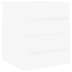 vidaXL Waschbeckenunterschrank Weiß 41x38,5x48 cm Holzwerkstoff