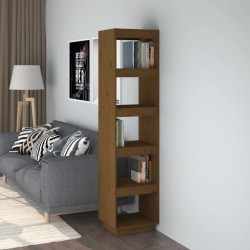 vidaXL Bücherregal/Raumteiler Honigbraun 40x35x167cm Massivholz Kiefer