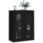 vidaXL Wandschrank Schwarz 69,5x34x90 cm vidaXL Wandschrank Schwarz 69,5x34x90 cm