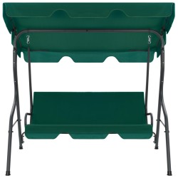 vidaXL Hollywoodschaukel Grün 170×110×153 cm Stoff