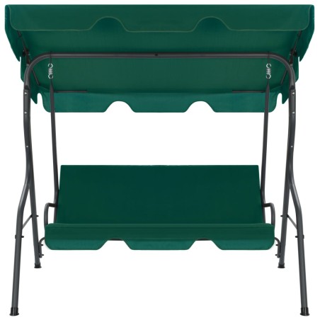 vidaXL Hollywoodschaukel Grün 170×110×153 cm Stoff