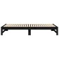 vidaXL Tagesbett Ausziehbar Schwarz 2x(90x200) cm Massivholz Kiefer vidaXL Tagesbett Ausziehbar Schwarz 2x(90x200) cm Massivholz Kiefer