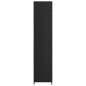 vidaXL Gartenschrank Schwarz 59x40x180 cm Poly Rattan vidaXL Gartenschrank Schwarz 59x40x180 cm Poly Rattan