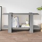 vidaXL Bücherregal Grau Sonoma 100x30x51 cm Holzwerkstoff vidaXL Bücherregal Grau Sonoma 100x30x51 cm Holzwerkstoff