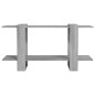 vidaXL Bücherregal Grau Sonoma 100x30x51 cm Holzwerkstoff vidaXL Bücherregal Grau Sonoma 100x30x51 cm Holzwerkstoff
