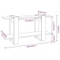 vidaXL Bücherregal Grau Sonoma 100x30x51 cm Holzwerkstoff vidaXL Bücherregal Grau Sonoma 100x30x51 cm Holzwerkstoff