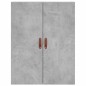 vidaXL Highboard Betongrau 69,5x34x180 cm Holzwerkstoff vidaXL Highboard Betongrau 69,5x34x180 cm Holzwerkstoff