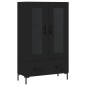 vidaXL Highboard Schwarz 69,5x31x115 cm Holzwerkstoff vidaXL Highboard Schwarz 69,5x31x115 cm Holzwerkstoff