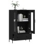 vidaXL Highboard Schwarz 69,5x31x115 cm Holzwerkstoff vidaXL Highboard Schwarz 69,5x31x115 cm Holzwerkstoff