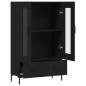 vidaXL Highboard Schwarz 69,5x31x115 cm Holzwerkstoff vidaXL Highboard Schwarz 69,5x31x115 cm Holzwerkstoff