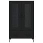 vidaXL Highboard Schwarz 69,5x31x115 cm Holzwerkstoff vidaXL Highboard Schwarz 69,5x31x115 cm Holzwerkstoff