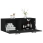 vidaXL Wandschrank Schwarz 100x36,5x35 cm Holzwerkstoff vidaXL Wandschrank Schwarz 100x36,5x35 cm Holzwerkstoff