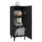 vidaXL Sideboard Schwarz 34,5x34x90 cm Holzwerkstoff vidaXL Sideboard Schwarz 34,5x34x90 cm Holzwerkstoff