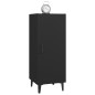 vidaXL Sideboard Schwarz 34,5x34x90 cm Holzwerkstoff vidaXL Sideboard Schwarz 34,5x34x90 cm Holzwerkstoff