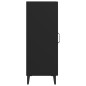 vidaXL Sideboard Schwarz 34,5x34x90 cm Holzwerkstoff vidaXL Sideboard Schwarz 34,5x34x90 cm Holzwerkstoff