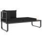 5-tlg. Garten-Ecksofa-Set mit Auflagen Aluminium und WPC 5-tlg. Garten-Ecksofa-Set mit Auflagen Aluminium und WPC