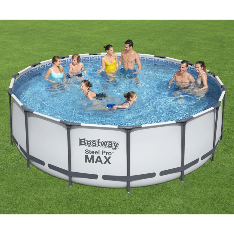 Bestway Steel Pro MAX Swimmingpool-Set Rund 457x122 cm Bestway Steel Pro MAX Swimmingpool-Set Rund 457x122 cm