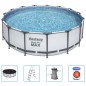 Bestway Steel Pro MAX Swimmingpool-Set Rund 457x122 cm Bestway Steel Pro MAX Swimmingpool-Set Rund 457x122 cm