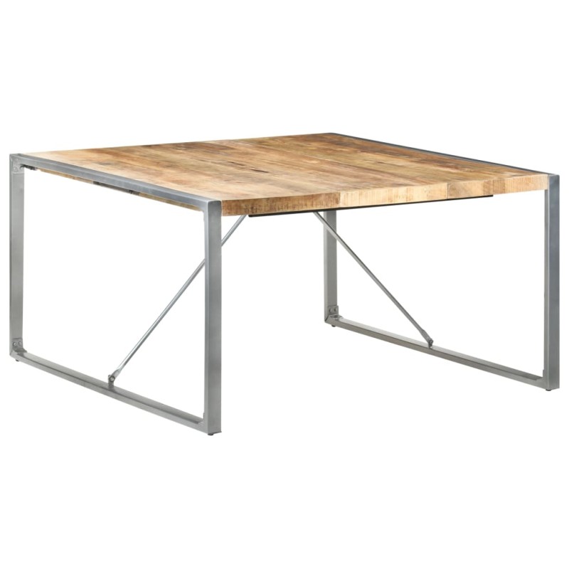 vidaXL Esstisch 140x140x75 cm Raues Mangoholz vidaXL Esstisch 140x140x75 cm Raues Mangoholz