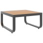 5-tlg. Garten-Ecksofa-Set mit Auflagen Aluminium und WPC 5-tlg. Garten-Ecksofa-Set mit Auflagen Aluminium und WPC