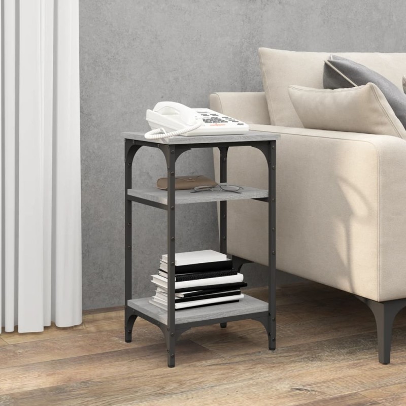 vidaXL Beistelltisch Grau Sonoma 35x30x60 cm Holzwerkstoff vidaXL Beistelltisch Grau Sonoma 35x30x60 cm Holzwerkstoff