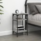 vidaXL Beistelltisch Grau Sonoma 35x30x60 cm Holzwerkstoff vidaXL Beistelltisch Grau Sonoma 35x30x60 cm Holzwerkstoff