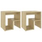 vidaXL Nachttische 2 Stk. Sonoma-Eiche 40x30x40 cm Holzwerkstoff vidaXL Nachttische 2 Stk. Sonoma-Eiche 40x30x40 cm Holzwerkstoff
