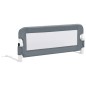 vidaXL Kleinkind-Bettschutzgitter Grau 102x42 cm Polyester vidaXL Kleinkind-Bettschutzgitter Grau 102x42 cm Polyester