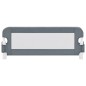 vidaXL Kleinkind-Bettschutzgitter Grau 102x42 cm Polyester vidaXL Kleinkind-Bettschutzgitter Grau 102x42 cm Polyester