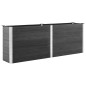 vidaXL Garten-Hochbeet 250 x 100 x 91 cm WPC Grau vidaXL Garten-Hochbeet 250 x 100 x 91 cm WPC Grau