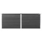 vidaXL Garten-Hochbeet 250 x 100 x 91 cm WPC Grau vidaXL Garten-Hochbeet 250 x 100 x 91 cm WPC Grau