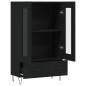 vidaXL Highboard Schwarz 69,5x31x115 cm Holzwerkstoff vidaXL Highboard Schwarz 69,5x31x115 cm Holzwerkstoff