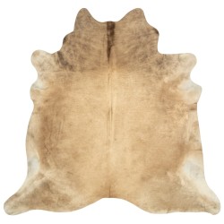 vidaXL Teppich Echtes Kuhfell 150×170 cm Beige