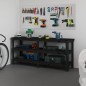 vidaXL Werkbank Schwarz 181x50x80 cm Massivholz Kiefer vidaXL Werkbank Schwarz 181x50x80 cm Massivholz Kiefer