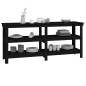 vidaXL Werkbank Schwarz 181x50x80 cm Massivholz Kiefer vidaXL Werkbank Schwarz 181x50x80 cm Massivholz Kiefer