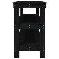 vidaXL Werkbank Schwarz 181x50x80 cm Massivholz Kiefer vidaXL Werkbank Schwarz 181x50x80 cm Massivholz Kiefer