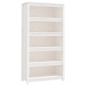 vidaXL Bücherregal Weiß 80x35x154 cm Massivholz Kiefer vidaXL Bücherregal Weiß 80x35x154 cm Massivholz Kiefer