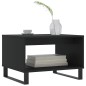vidaXL Couchtisch Schwarz 60x50x40 cm Holzwerkstoff vidaXL Couchtisch Schwarz 60x50x40 cm Holzwerkstoff