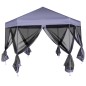 vidaXL Hexagonal Pop-Up Zelt mit 6 Seitenwänden Dunkelblau 3,6x3,1 m vidaXL Hexagonal Pop-Up Zelt mit 6 Seitenwänden Dunkelblau 3,6x3,1 m