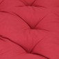 vidaXL Palettenkissen Baumwolle 120×80×10 cm Burgunderrot vidaXL Palettenkissen Baumwolle 120×80×10 cm Burgunderrot