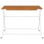 vidaXL Bistrotisch Klappbar 100x54x71 cm Massivholz Akazie und Stahl vidaXL Bistrotisch Klappbar 100x54x71 cm Massivholz Akazie und Stahl