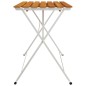vidaXL Bistrotisch Klappbar 100x54x71 cm Massivholz Akazie und Stahl vidaXL Bistrotisch Klappbar 100x54x71 cm Massivholz Akazie und Stahl