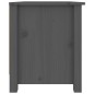 vidaXL Schuhschrank Grau 70x38x45,5 cm Massivholz Kiefer vidaXL Schuhschrank Grau 70x38x45,5 cm Massivholz Kiefer