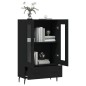 vidaXL Highboard Schwarz 69,5x31x115 cm Holzwerkstoff vidaXL Highboard Schwarz 69,5x31x115 cm Holzwerkstoff
