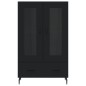 vidaXL Highboard Schwarz 69,5x31x115 cm Holzwerkstoff vidaXL Highboard Schwarz 69,5x31x115 cm Holzwerkstoff